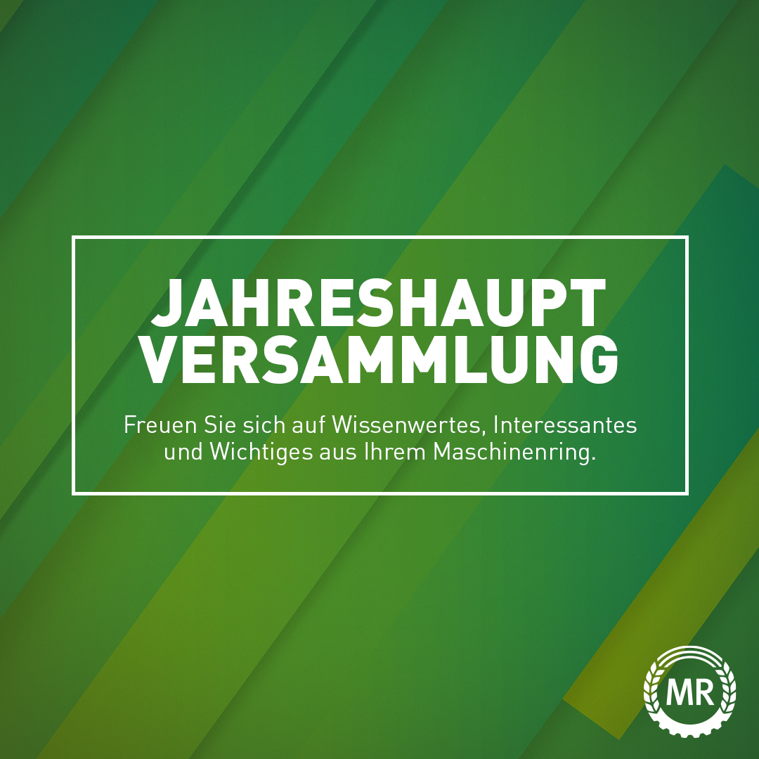 Jahreshauptversammlung 2026